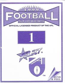 1999 Select AFL Stickers #1 Auskick Logo Back